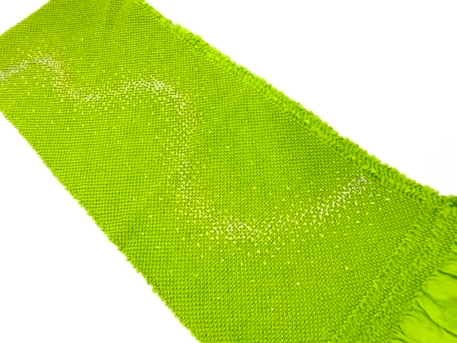 正絹　振袖用　絞り帯揚げ